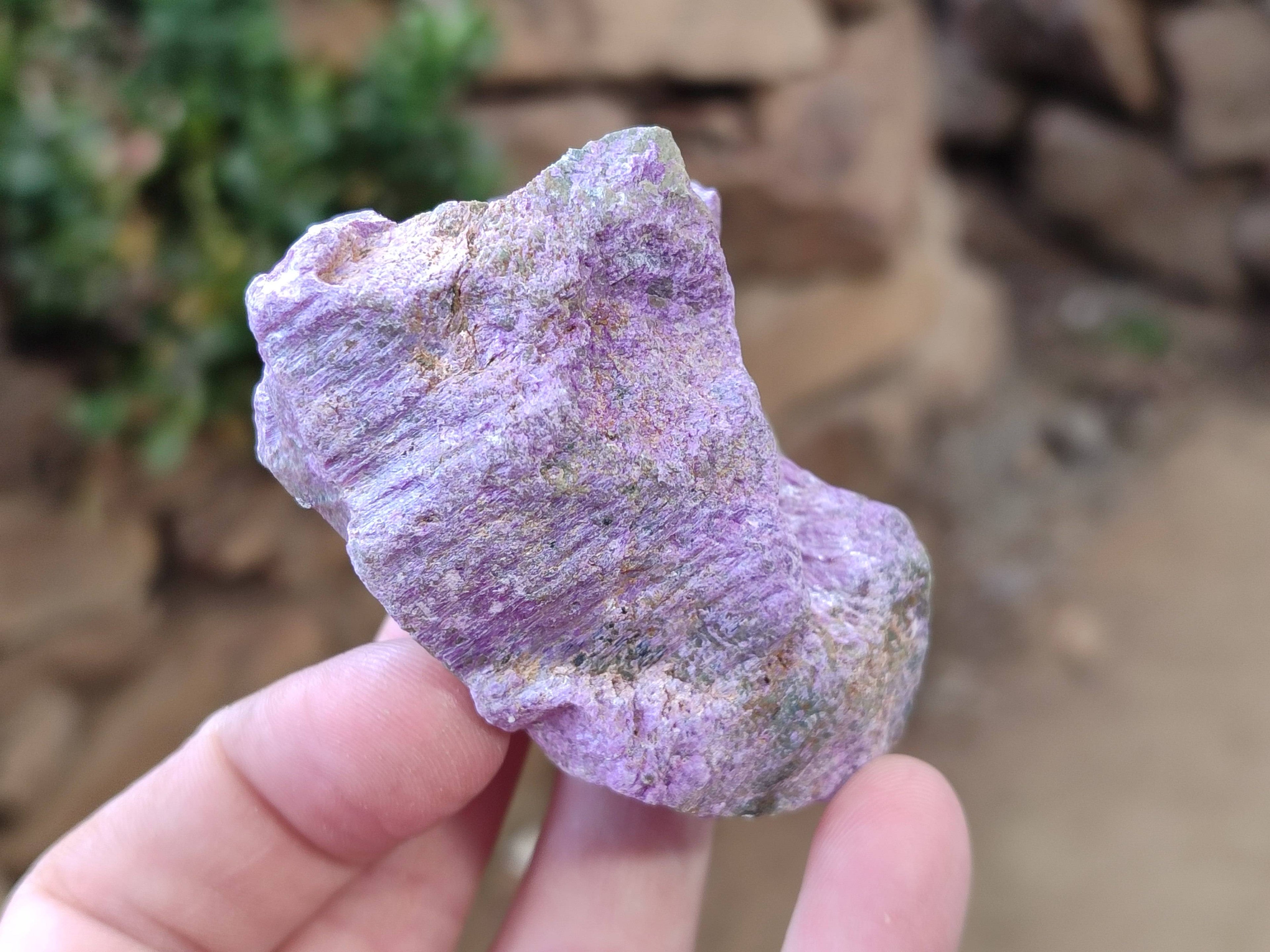 Natural Stichtite Specimens x 12 From Barberton, South Africa - Toprock Gemstones and Minerals 