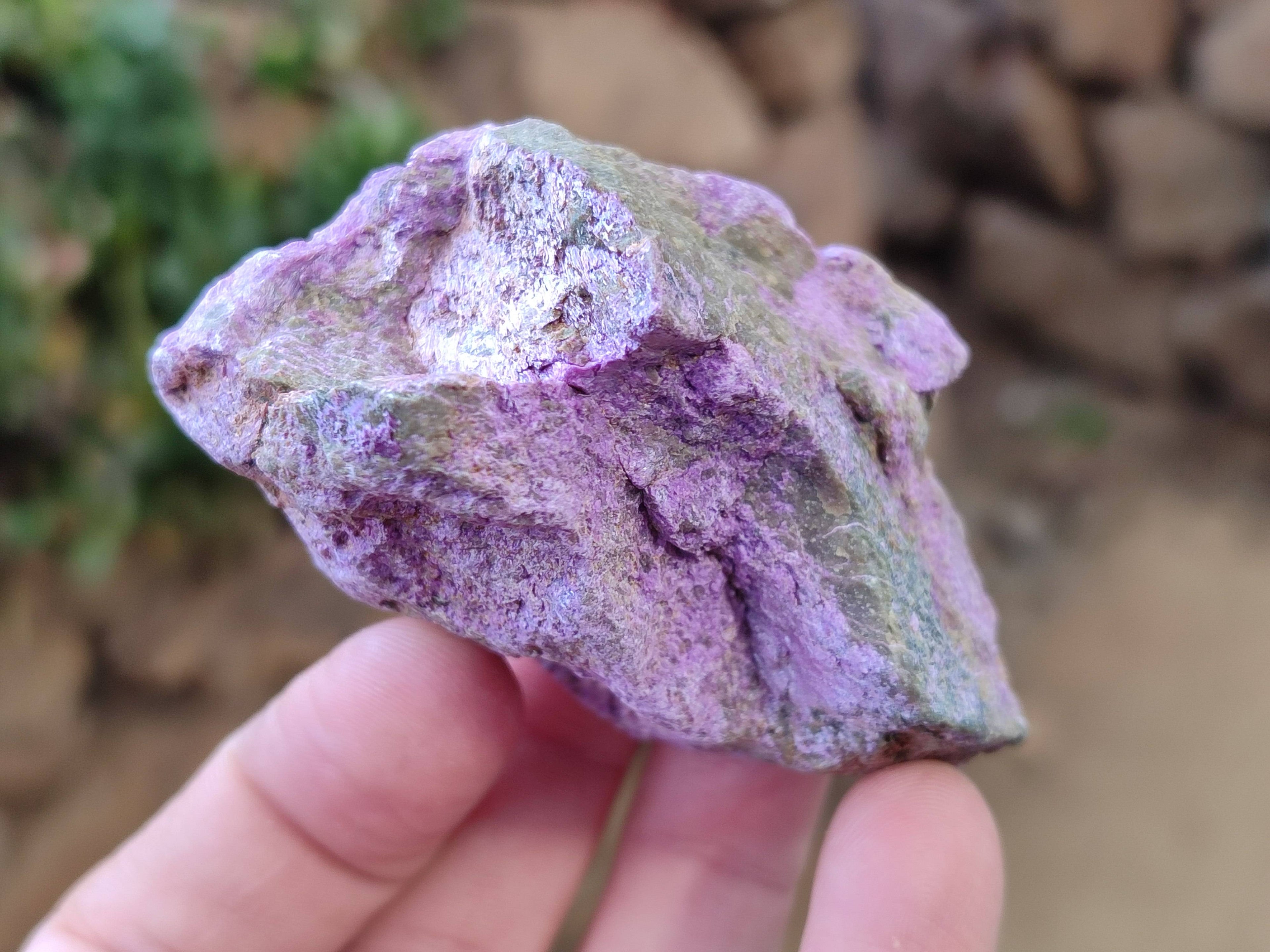 Natural Stichtite Specimens x 12 From Barberton, South Africa - Toprock Gemstones and Minerals 