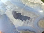 Polished Blue Lace Agate Standing Free Forms x 2 From Malawi - Toprock Gemstones and Minerals 