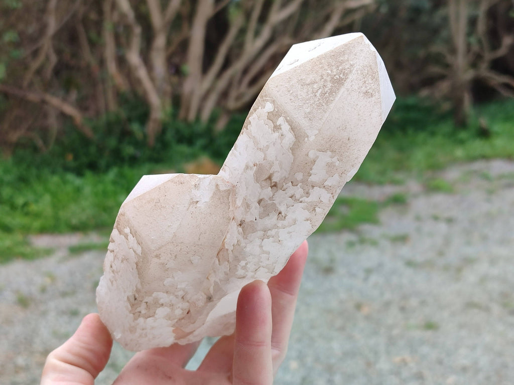 Natural Candle Quartz Crystals x 3 From Madagascar - Toprock Gemstones and Minerals 
