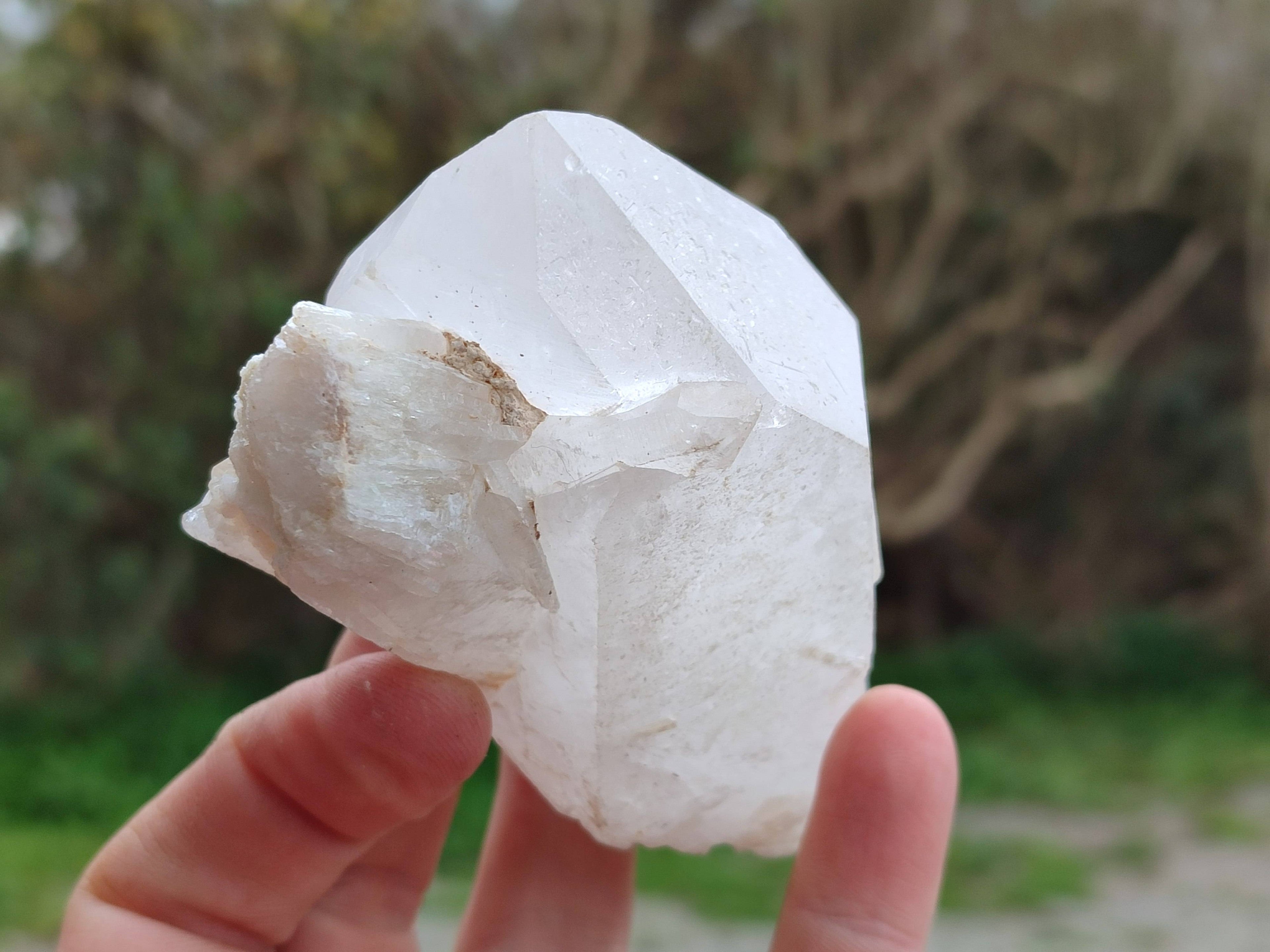 Natural Candle Quartz Crystals x 3 From Madagascar - Toprock Gemstones and Minerals 