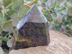 Polished Bastite Dragon Bloodstone Points x 6 From South Africa - Toprock Gemstones and Minerals 
