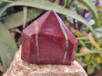 Polished Bastite Dragon Bloodstone Points x 6 From South Africa