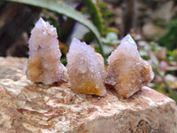 Natural Amethyst Spirit Quartz Specimens x 20 From South Africa