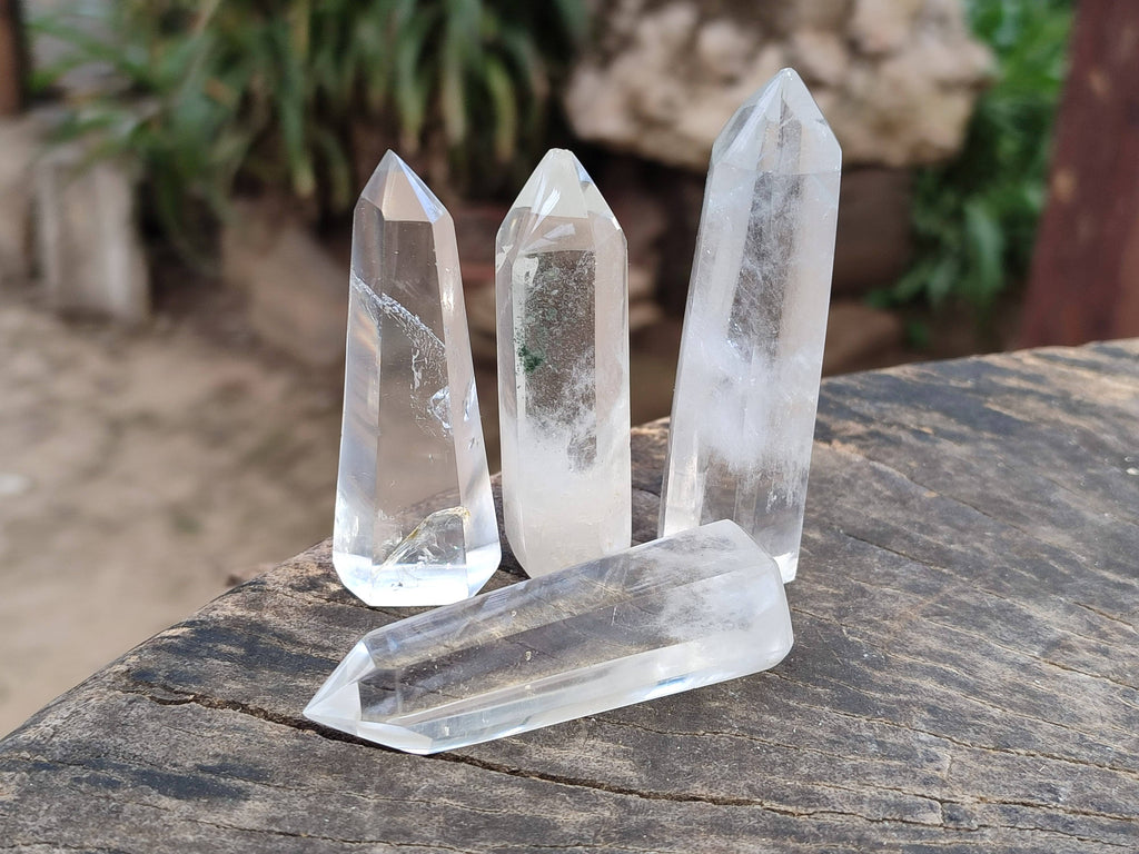 Polished Clear Quartz Crystals x 24 From Madagascar - Toprock Gemstones and Minerals 