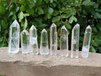 Polished Clear Quartz Crystals x 24 From Madagascar - Toprock Gemstones and Minerals 