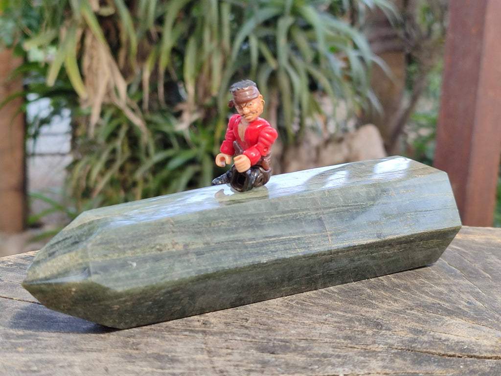 Polished Green Fuchsite Points x 3 From Madagascar - Toprock Gemstones and Minerals 