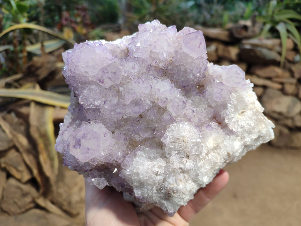 Natural Amethyst Spirit Quartz Cluster x 1 From South Africa - Toprock Gemstones and Minerals 