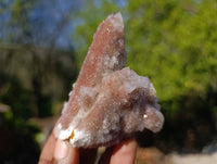 Natural Limonite Coated Fairy Spirit Quartz Clusters x 24 From South Africa
