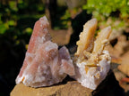 Natural Limonite Coated Fairy Spirit Quartz Clusters x 24 From South Africa - Toprock Gemstones and Minerals 