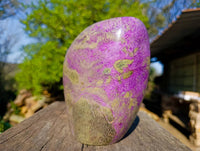 Polished Stichtite Standing Free Form x 1 From Barberton, South Africa