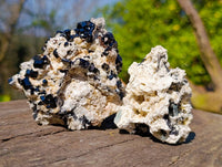 Natural Schorl Black Tourmaline Specimens x 12 From Namibia