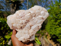 Natural Candle Quartz Clusters x 2 From Madagascar