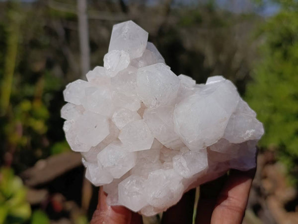 Natural Candle Quartz Clusters x 2 From Madagascar