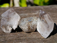 Natural Smokey Quartz Crystals x 35 From Brandberg, Namibia