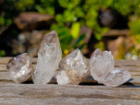 Natural Smokey Quartz Crystals x 35 From Brandberg, Namibia