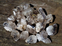 Natural Smokey Quartz Crystals x 35 From Brandberg, Namibia