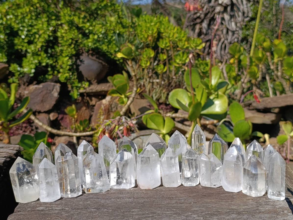 Polished Clear Quartz Crystals x 24 From Madagascar - Toprock Gemstones and Minerals 