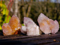 Natural Amethyst Spirit Quartz Specimens x 35 From South Africa