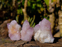 Natural Amethyst Spirit Quartz Specimens x 35 From South Africa
