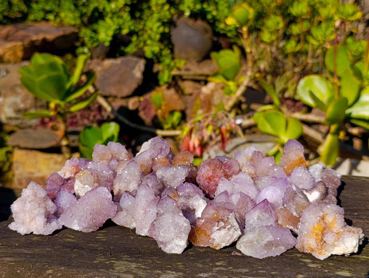 Natural Amethyst Spirit Quartz Specimens x 35 From South Africa - Toprock Gemstones and Minerals 