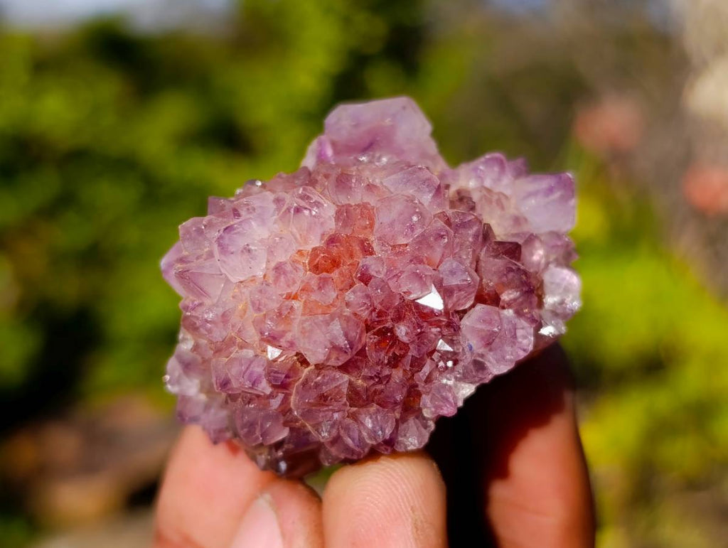 Natural Amethyst Spirit Quartz Specimens x 35 From South Africa - Toprock Gemstones and Minerals 