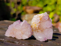Natural Amethyst Spirit Quartz Specimens x 35 From South Africa