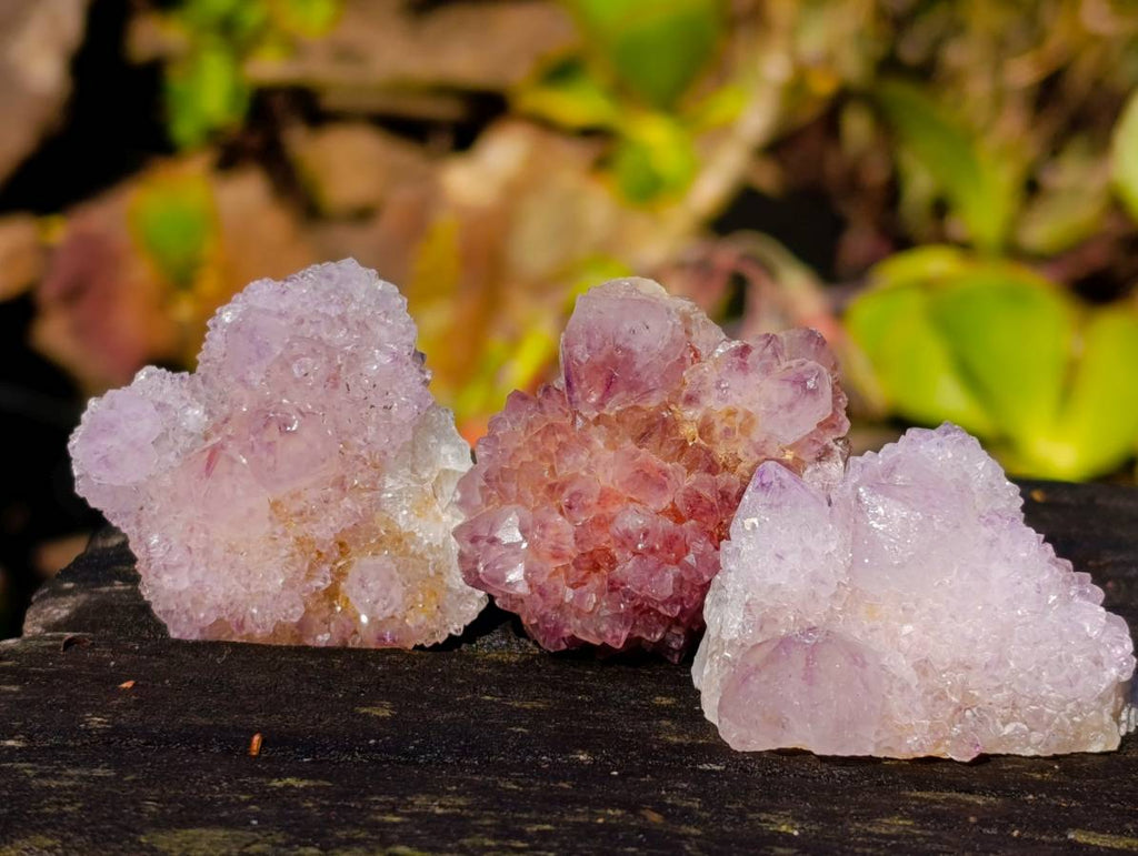 Natural Amethyst Spirit Quartz Specimens x 35 From South Africa - Toprock Gemstones and Minerals 