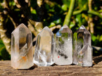 Polished Clear Quartz Crystals x 20 From Madagascar - Toprock Gemstones and Minerals 