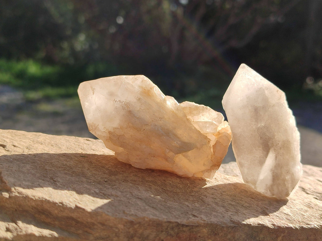 Natural Quartz Crystals x 20 From Madagascar - Toprock Gemstones and Minerals 