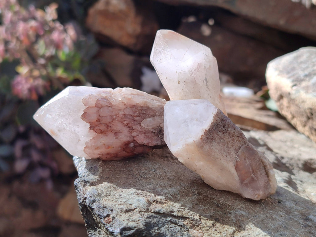 Natural Quartz Crystals x 20 From Madagascar - Toprock Gemstones and Minerals 