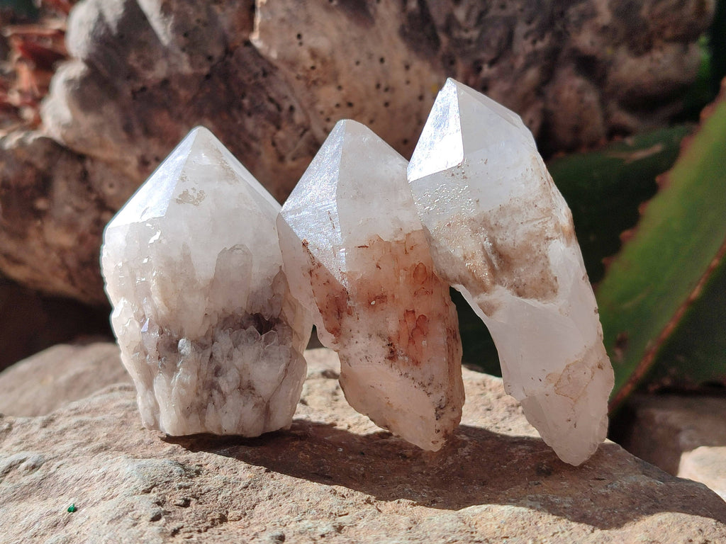 Natural Quartz Crystals x 20 From Madagascar - Toprock Gemstones and Minerals 