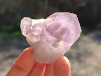 Natural Jacaranda Amethyst Clusters x 12 From Zambia