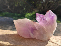 Natural Jacaranda Amethyst Clusters x 12 From Zambia