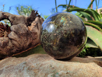Polished Labradorite Sphere x 1 From Tulear, Madagascar - Toprock Gemstones and Minerals 