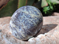Polished Dendritic Opal Palm Stones x 6 From Moralambo, Madagascar - Toprock Gemstones and Minerals 