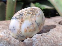 Polished Dendritic Opal Palm Stones x 6 From Moralambo, Madagascar - Toprock Gemstones and Minerals 