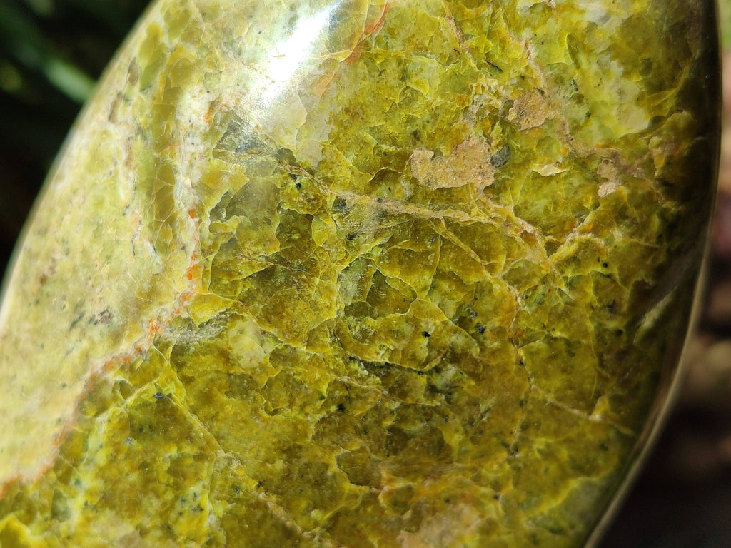 Polished Green Opal Standing Free Form x 1 From Madagascar - Toprock Gemstones and Minerals 