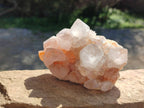 Natural Spirit Quartz Clusters x 4 From South Africa - Toprock Gemstones and Minerals 