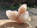 Natural Spirit Quartz Clusters x 4 From South Africa - Toprock Gemstones and Minerals 