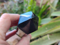 Polished Double Terminated Black Basalt Points x 4 From Madagascar - Toprock Gemstones and Minerals 