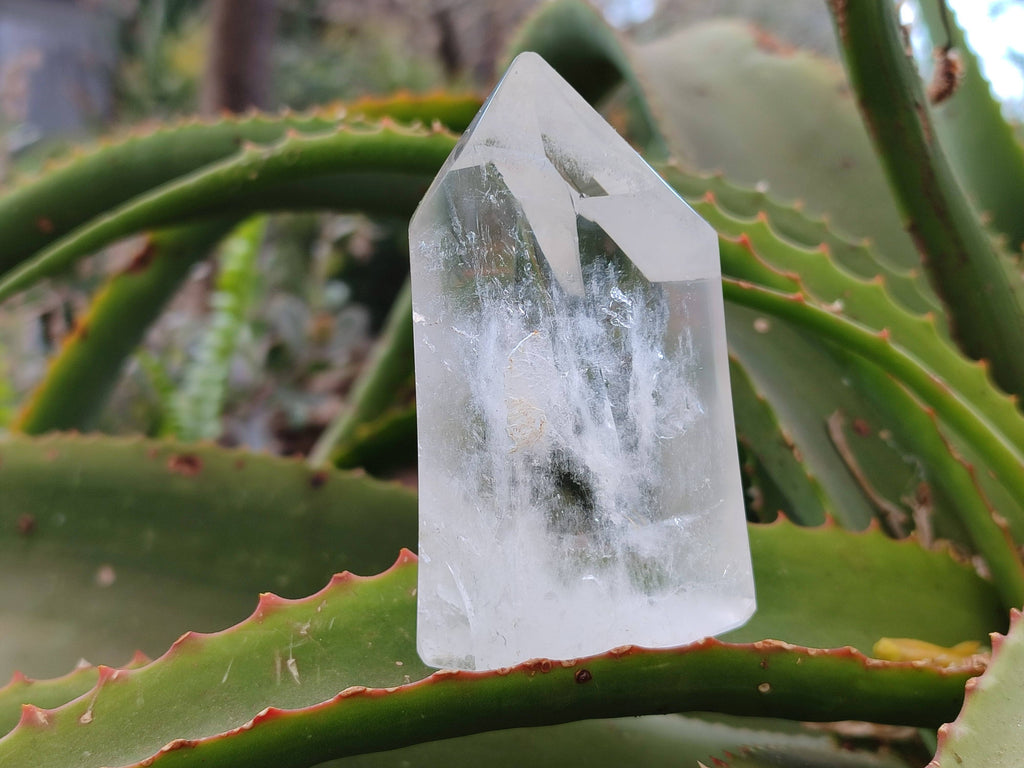 Polished Clear Quartz Crystals x 6 From Madagascar - Toprock Gemstones and Minerals 