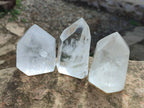 Polished Clear Quartz Crystals x 6 From Madagascar - Toprock Gemstones and Minerals 