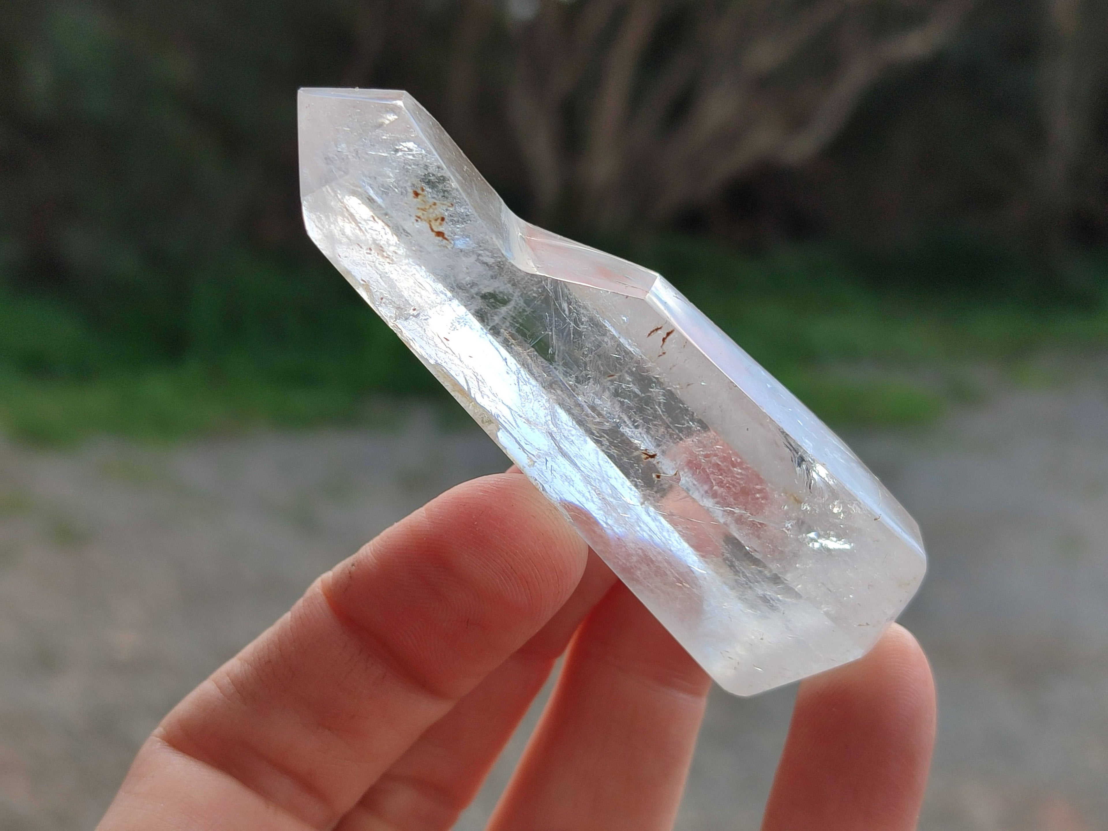 Polished Clear Quartz Crystals x 6 From Madagascar - Toprock Gemstones and Minerals 