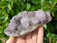 Natural Amethyst Spirit Quartz Clusters x 4 From South Africa