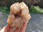 Natural Phantom Smokey Quartz Clusters x 3 From Luena, Congo - Toprock Gemstones and Minerals 