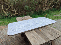 Polished XXX Rare Huge Blue Lace Agate Table Top x 1 From Namibia