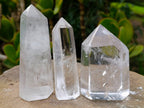 Polished Clear Quartz Crystals x 6 From Madagascar - Toprock Gemstones and Minerals 