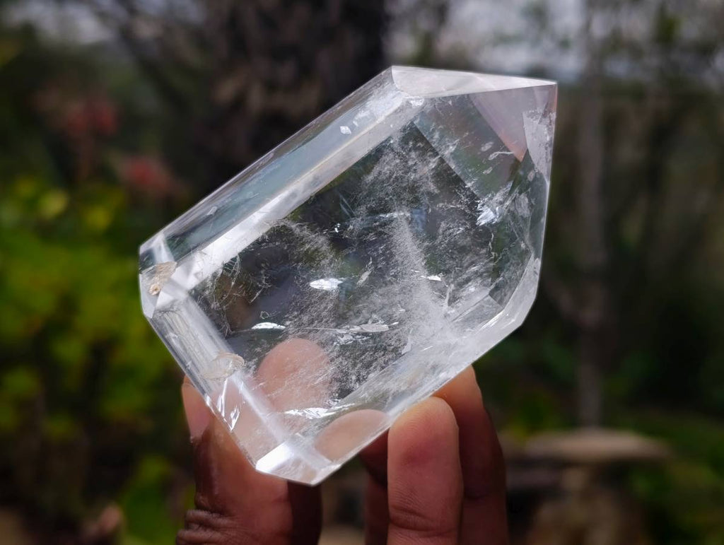 Polished Clear Quartz Crystals x 6 From Madagascar - Toprock Gemstones and Minerals 