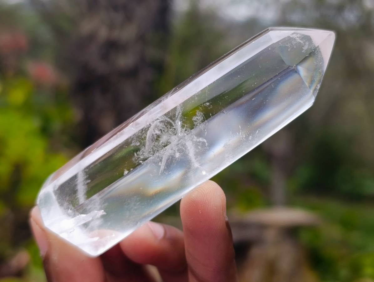 Polished Clear Quartz Crystals x 6 From Madagascar - Toprock Gemstones and Minerals 